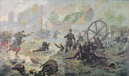 The Attack at Mailly-le-Camp, during the First Battle of the Marne, 1914